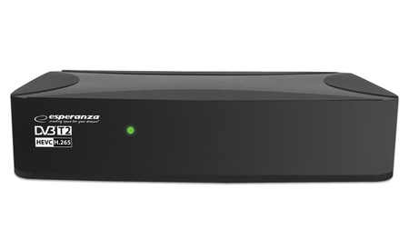 ESPERANZA TUNER/DEKODER CYFROWY DVB-T2 H.265/HEVC EV108R