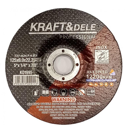 TARCZA DO CIĘCIA METALU KD1995 - KRAFT&DELE
