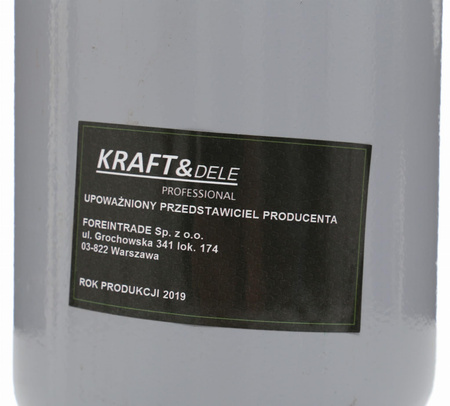 Butla gazowa AR CO2 PUSTA 8L KD1831 - KRAFT&DELE
