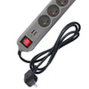 Przedłużacz z gniazdami USB 1,5m KD4033 - KRAFT&DELE