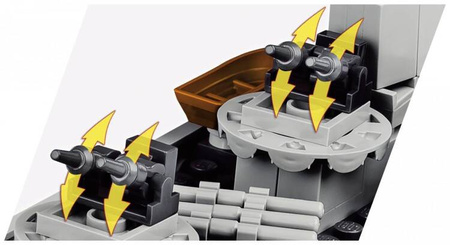 Klocki World of Warships 680 elementów - ORP Błyskawica