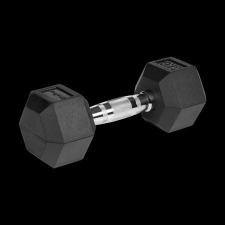Hantle żeliwne gumowane HEX 2x6 kg REBEL ACTIVE