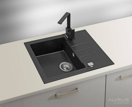 ALVEUS ROCK 30 zlewozmywak granitowy czarny (1213091)