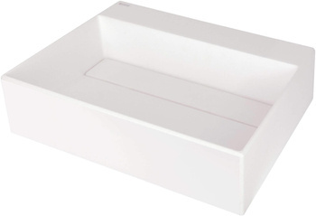 Umywalka granitowa nablatowa - z maskownicą (CQR AU5M) - Deante