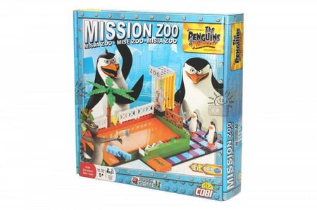 Klocki Misja ZOO - gra Pingwiny z Madagaskaru
