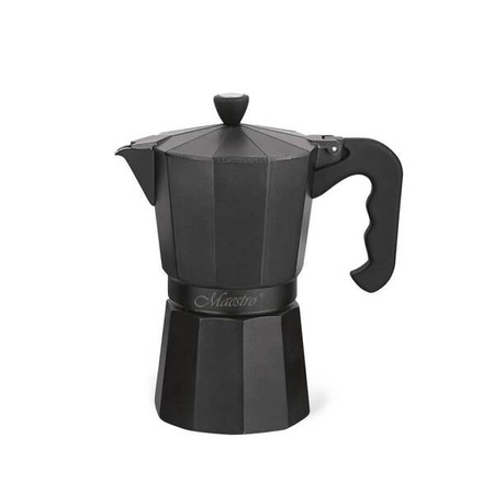 MR-1666-6-BLACK Kawiarka aluminiowa (6 filiżanek; 300 ml)