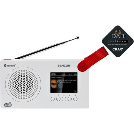 DIGITALNI RADIO SRD 7757W DAB/FM RÁDIO SENCOR