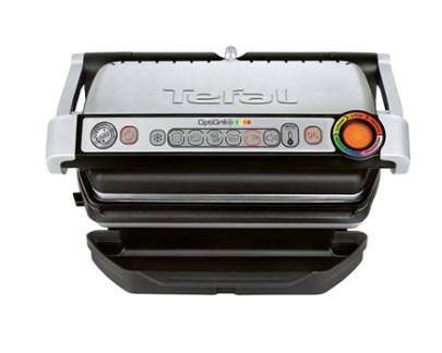 Grill Tefal GC712D ( składany ; 2000W ; kolor srebrny )