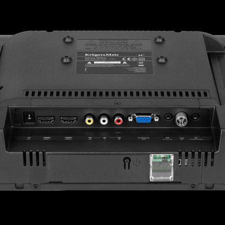Telewizor Kruger&Matz 24&quot; HD DVB-T2 H.265 HEVC 230/12V