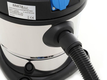 Odkurzacz przemysłowy 20L 1200W KD483 - KRAFT&DELE