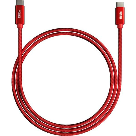 USB C KABEL YCU C101 RD Kabel USB C-C 2.0/ 1m YENKEE
