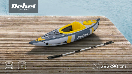Kajak REBEL ACTIVE pompowany 282x90x43, zestaw