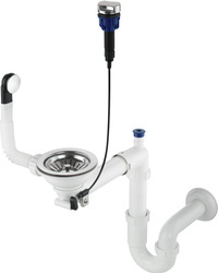 Syfon do zlewozmywaka granitowego 1-komorowego - Space-Saver (ZXY 9972) - Deante