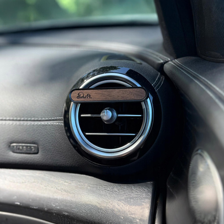 Zapach do samochodu DUFT Spinney– metalowy dyfuzor na kratkę +2 wkłady