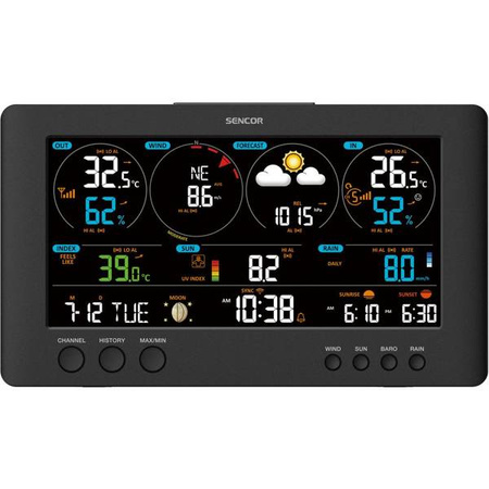 Stacja meteorologiczna SWS 12500 WiFi Stacje pogodowe SENCOR