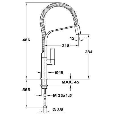 Bateria kuchenna FO 997 BLACK TEKA