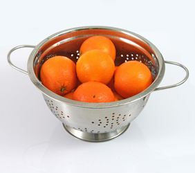 Cedzak, durszlak stal Ø24cm Kinghof KH-1237