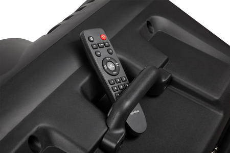 Aktywna kolumna głośnikowa (z 2 mikrofonami bezprzewodowymi UHF, SD, Bluetooth, FM, USB) 60 Watt