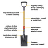 Szpadel prosty CAT J-Series D-Handle Garden Spade kuta głowica (0841308101170) - Cat