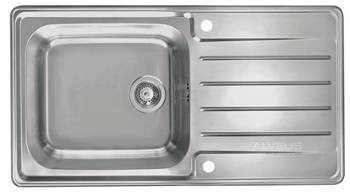 ALVEUS PRAKTIK 100 zlewozmywak stalowy satynowy (1085977)