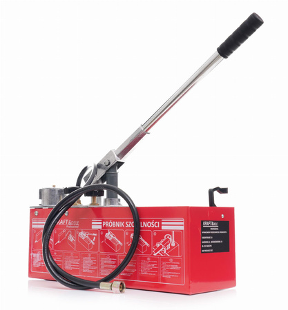 Pompa kontrolna do prób ciśnieniowych 0-50kg / 45ml / 12L KD10478 - KRAFT&DELE