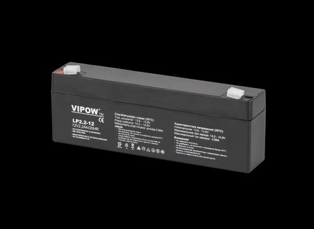 Akumulator żelowy VIPOW 12V 2.2Ah