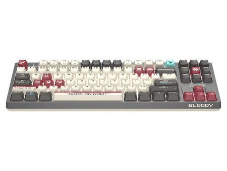 Klawiatura mechaniczna A4TECH BLOODY S87 Pixels Red USB (BLMS RED Plus Switches)