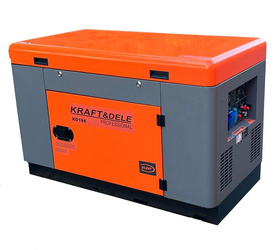Agregat prądotwórczy jednofazowy DIESEL 14/15,5kW KD198 - KRAFT&DELE