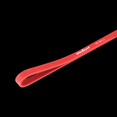 Guma do ćwiczeń TPE - Power Band PT-2, czerwona 6-14 kg REBEL ACTIVE