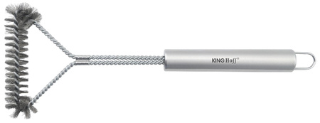 Szczotka do czyszczenia grilla, 41,5cm, stal nierdzewna, KINGHoff, KH-1915 KH-1915
