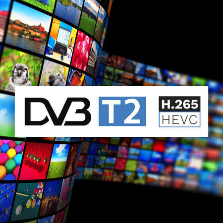 Telewizor Kruger&Matz 24&quot; HD DVB-T2 H.265 HEVC 230/12V