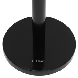 Stojak na ręcznik papierowy, stal, czarny Kinghof KH-1219