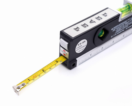 Poziomica laserowa z miarą 150cm KD10438 - KRAFT&DELE