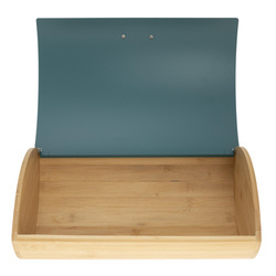 Chlebak stal-bambus, turkus Kassel 93511