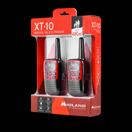Radiotelefony ręczne PMR MIDLAND XT10