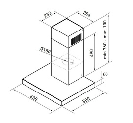 OKAP GLOBALO VERTA 60.3 H2H BLACK