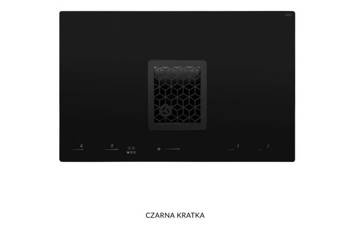 Okap zintegrowany z płytą Wizard Czarna kratka CDB8001CC Ciarko Design
