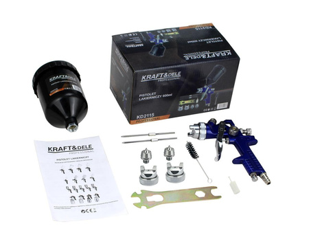 Pistolet lakierniczy 600ml KD2115 - KRAFT&DELE