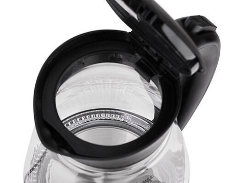 AD 1274 black Czajnik szklany 1,7L