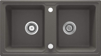 Zlewozmywak granitowy 2-komorowy (ZQZ T203) - Deante