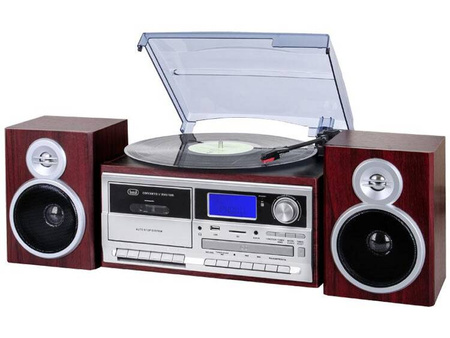 Wieża Trevi TT1072 DAB retro/gramofon/CD/kaseta/BL wood