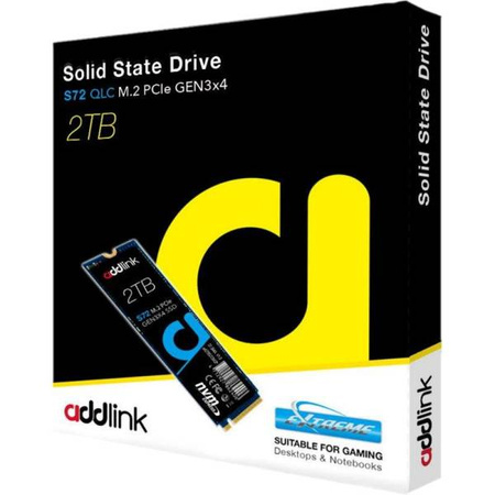ADDLINK dysk SSD 2TB M.2 2280 PCIe GEN3X4 NVMe QLC (ITDTADD00012N0) - addlink