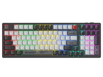 Klawiatura mechaniczna A4TECH BLOODY WS98 Grey WRLS (BLMS RED Plus Switches)