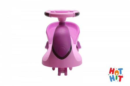 Jeździk Grawitacyjny Swing Car z muzyką i światłem różowy