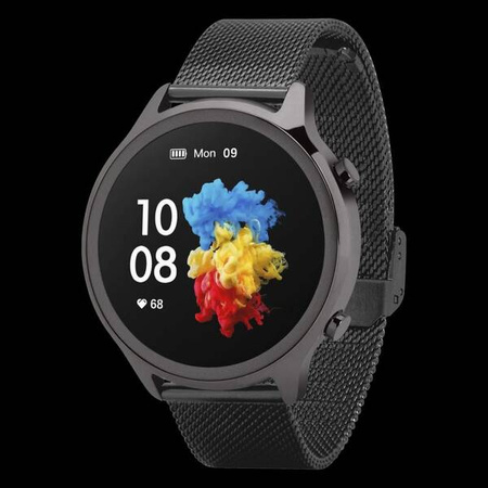 GARETT Smartwatch Veronica czarny stalowy (5904238485521) - Garett