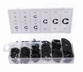 Zestaw do mocowania pierścieni zabezpieczających E-CLIPS 300szt. KD10484 - KRAFT&DELE