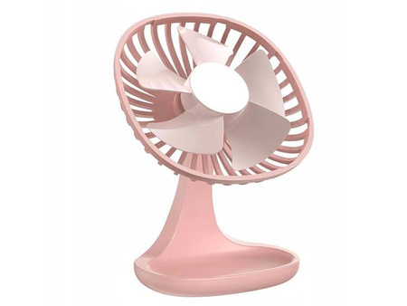 BASEUS Wentylator biurkowy Pudding - Shaped Fan (CXBD-04) Pink