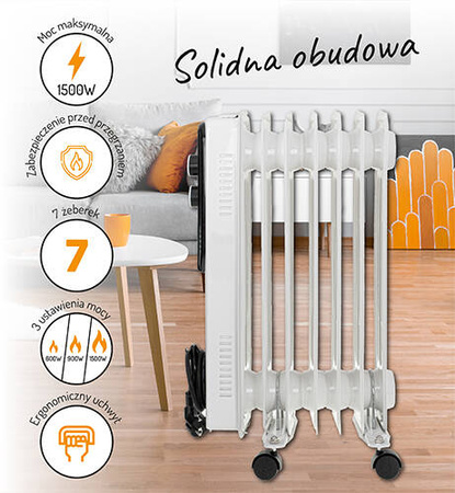 AD 7815 Grzejnik Olejowy (7 żeberek)