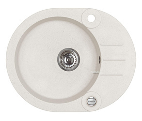 ALVEUS ROLL 40 zlewozmywak granitowy biały (1214011)