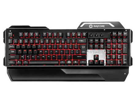 Klawiatura membranowo-mechaniczna RAVCORE Hybrid USB